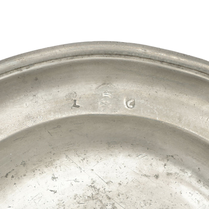 Continental pewter charger (1750-1800)
