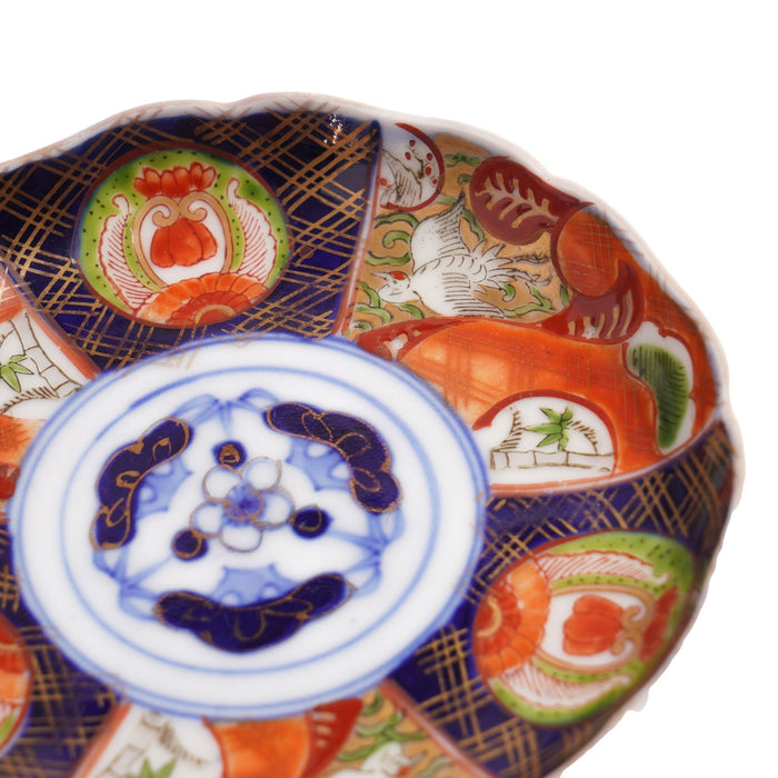 Japanese Imari porcelain footed saucer (c. 1800’s)