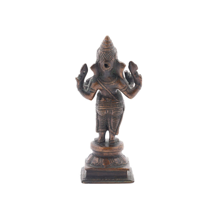 Indian cast bronze figure of Ganesha (c. 1800's)