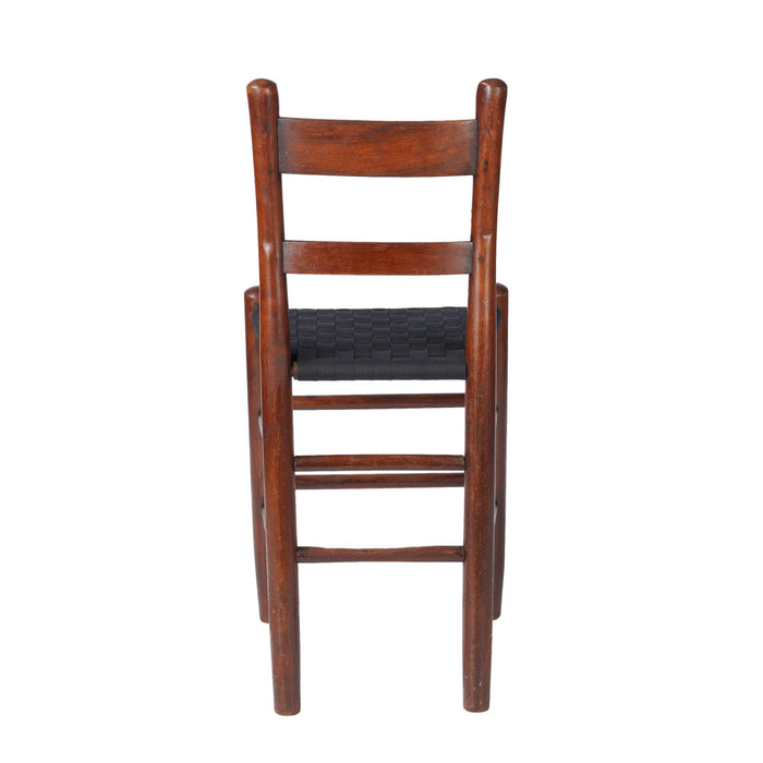 Midwestern thumb back Windsor child's high chair (c. 1875-1900)