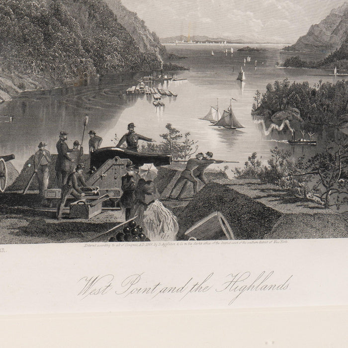"West Point and the Highlands" by S.V. Hunt (1869)