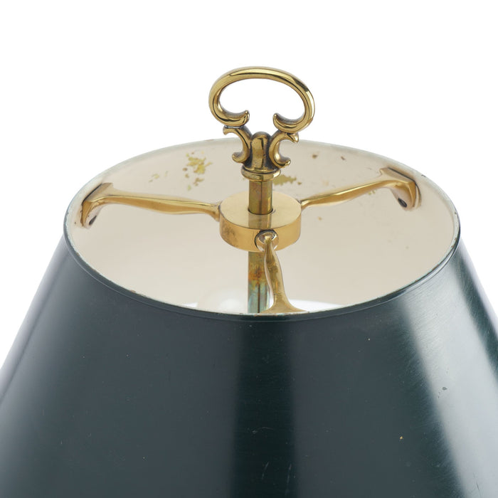American brass Bouillotte three arm desk lamp (c. 1930)