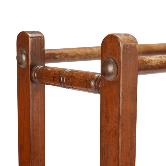 English mahogany double towel rail (1800-50)