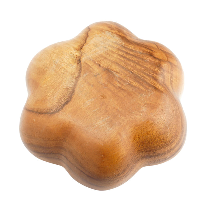 Hand carved bowl of figured monkey pod wood (c. 1950)