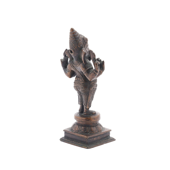 Indian cast bronze figure of Ganesha (c. 1800's)