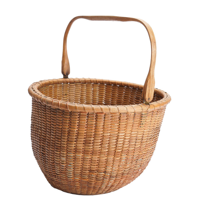 Nantucket lighthouse basket attributed to Mitchy Ray (1900-50)