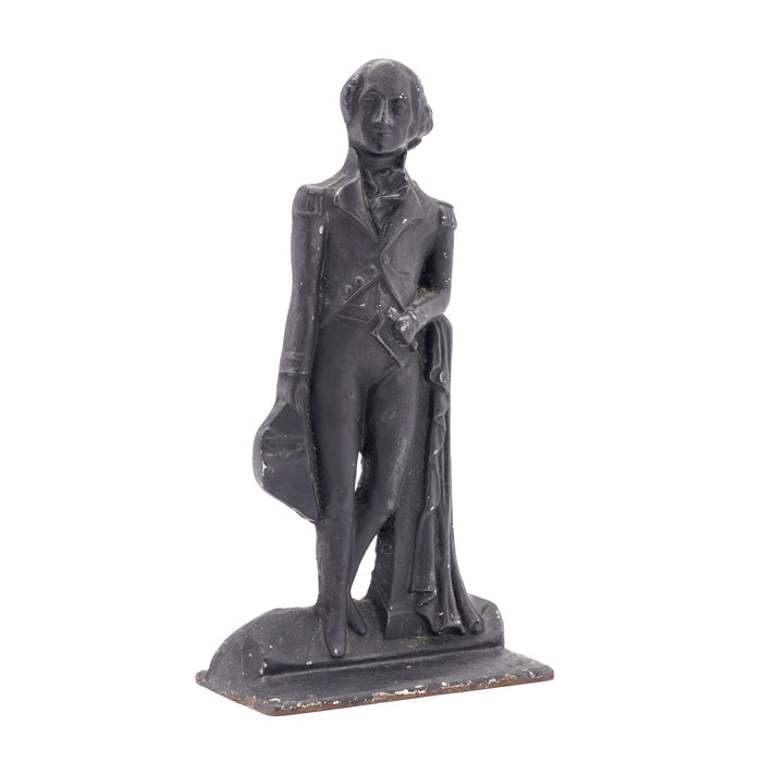 Cast iron doorstop figure of George Washington (c. 1800's)