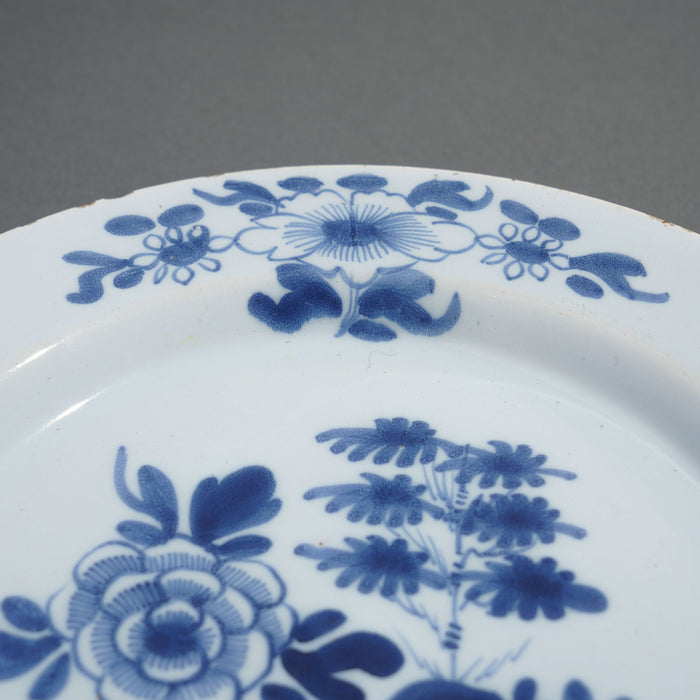 Delft porcelain plate (c. 1700's)