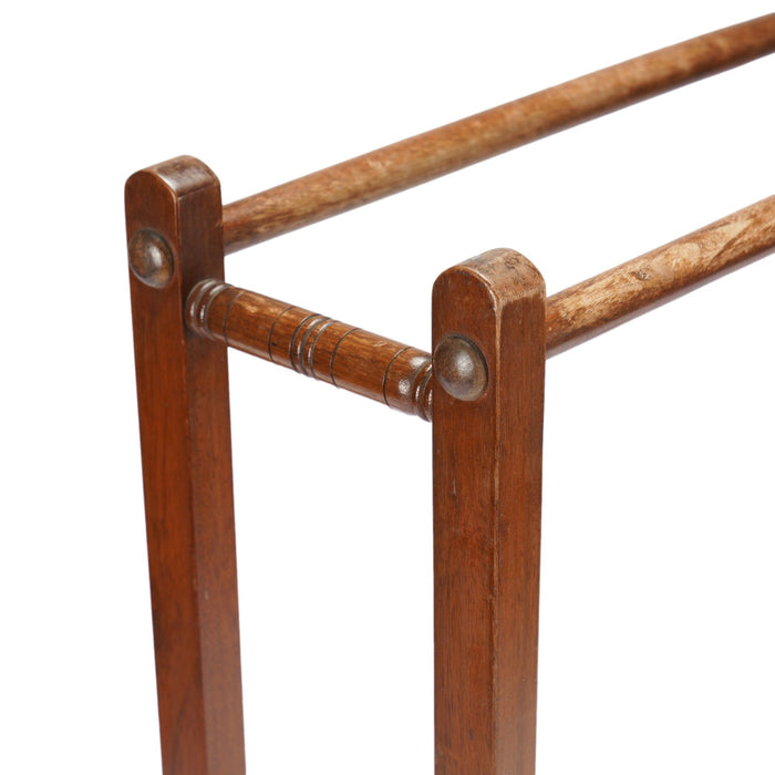 English mahogany double towel rail (1800-50)