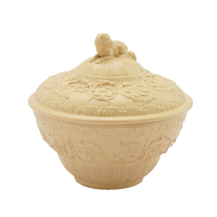 Caneware ceramic sugar bowl by Wedgwood (c. 1815-20)