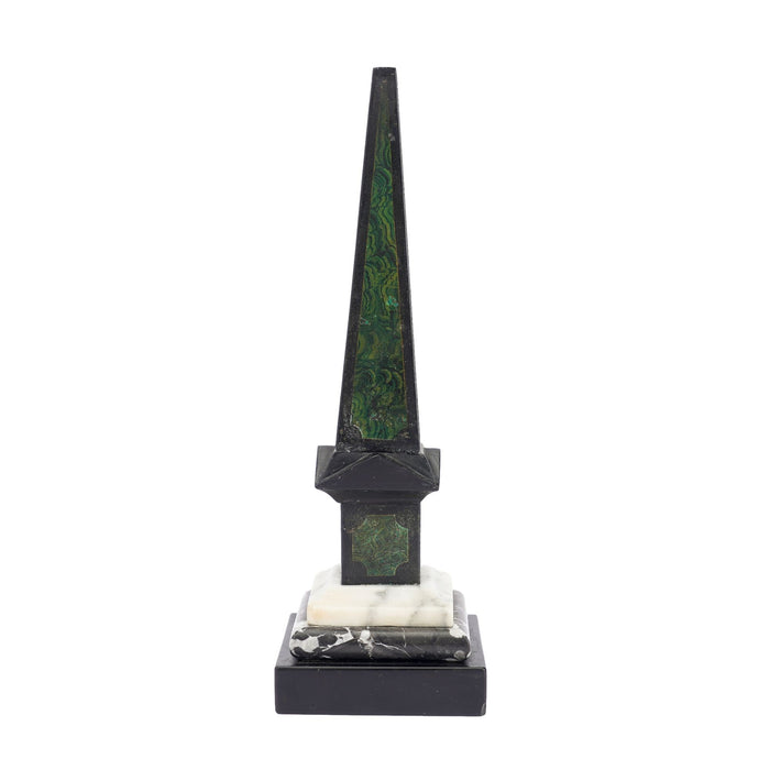 Painted Slate & Marble Obelisk (c. 1840)