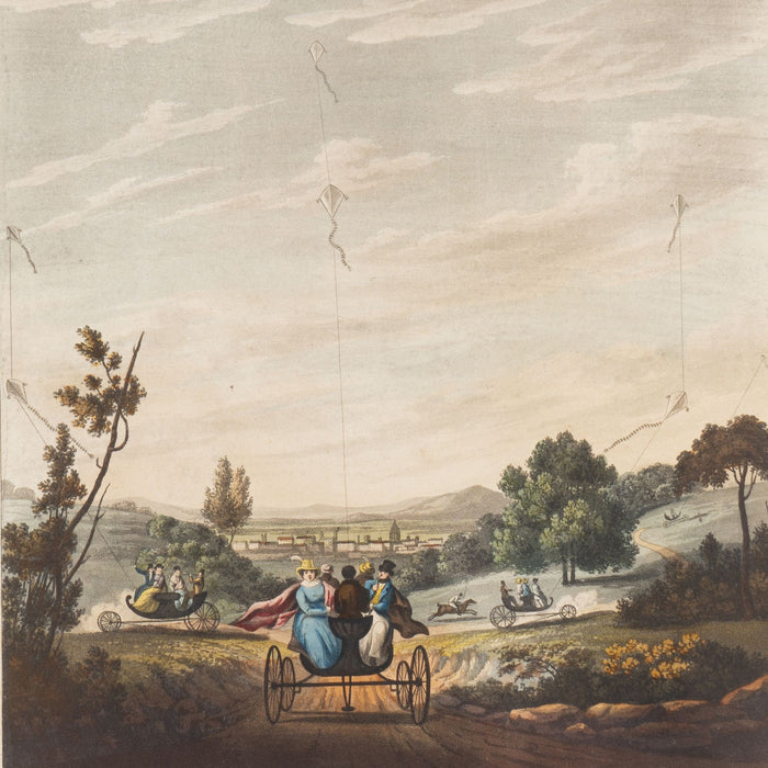 Charvolents Travelling In Various Directions With the Same Wind by S. Colman (1827)