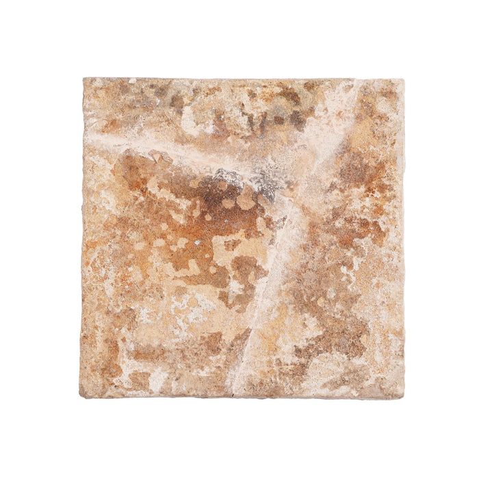 Set of 5 Delft faience tiles with tulips in an urn (c. 1600's)