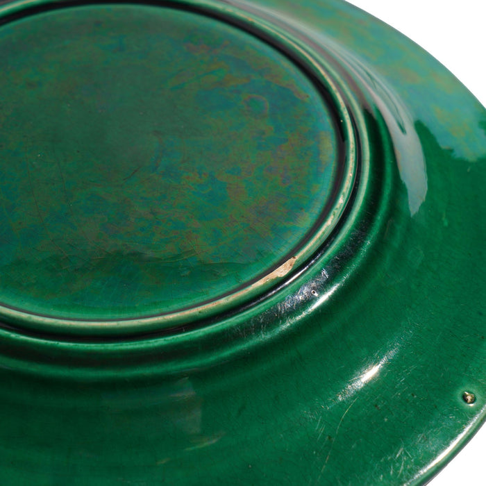 Staffordshire majolica plate, c. 1840