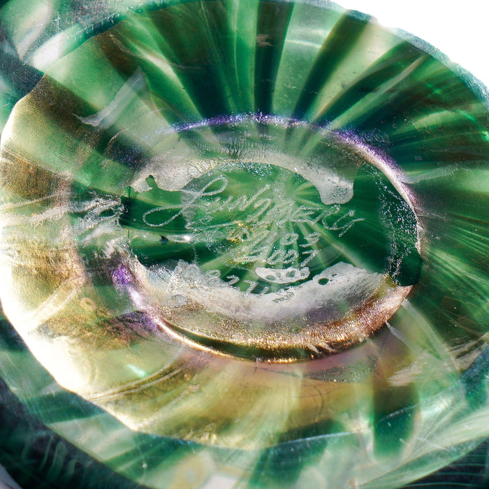 Lundberg Studios blown art glass vase, 2007