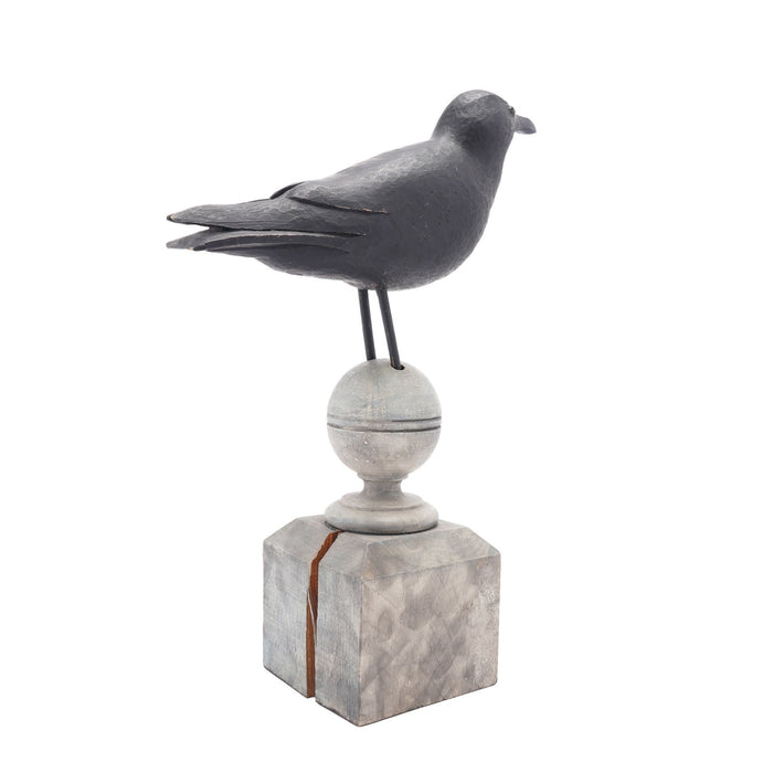 American carved & painted confidence crow decoy (c. 1900-25)