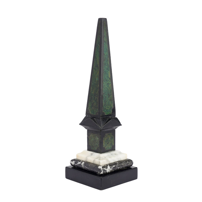 Painted Slate & Marble Obelisk (c. 1840)