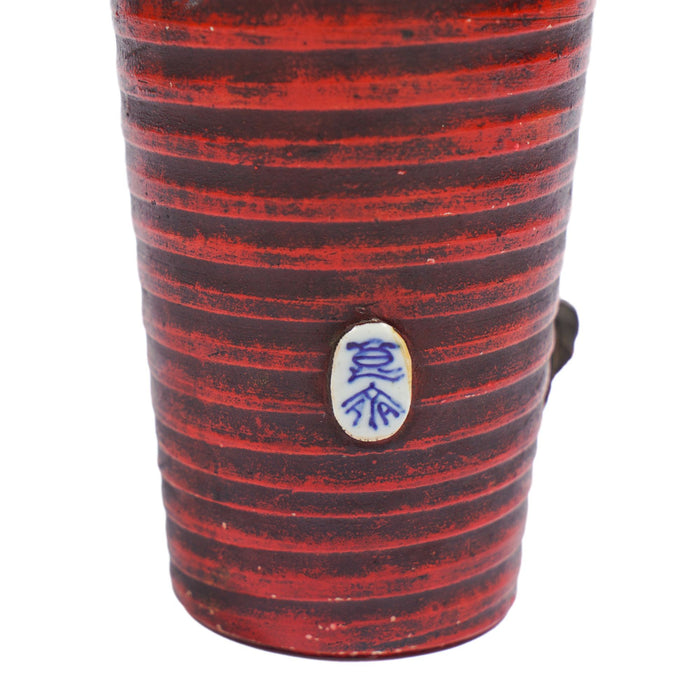 Japanese Sumida Gawa ceramic vase (c. 1900)