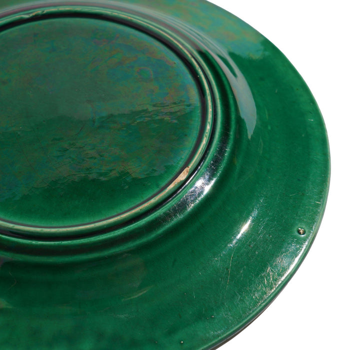 Staffordshire majolica plate, c. 1840