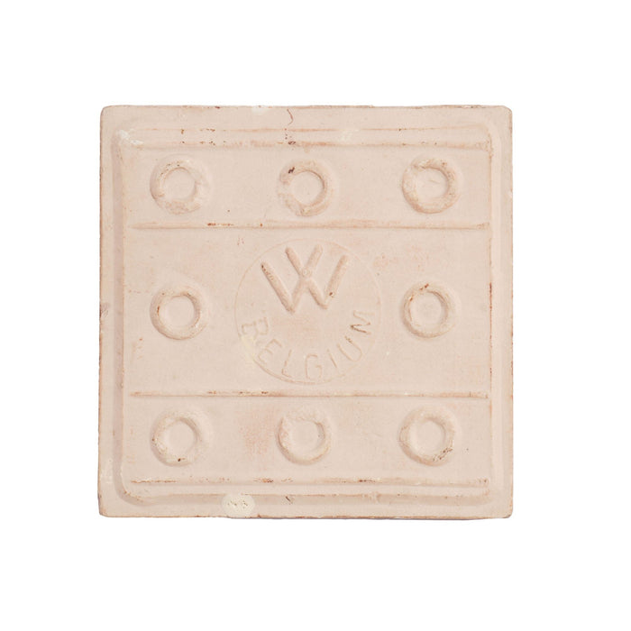 Set of 5 Belgian faience tiles of imaginary fish (c. 1920)