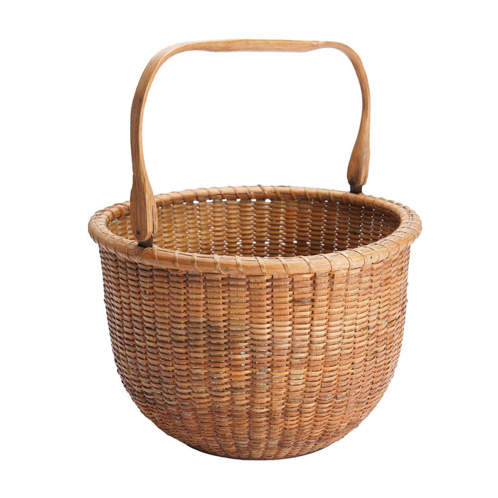 Nantucket lighthouse basket attributed to Mitchy Ray (1900-50)