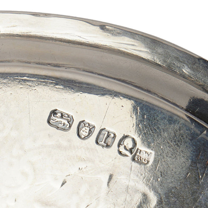 English George III sterling footed salver by Robert Garrard & John Wakelin (c. 1792)