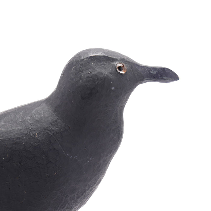 American carved & painted confidence crow decoy (c. 1900-25)