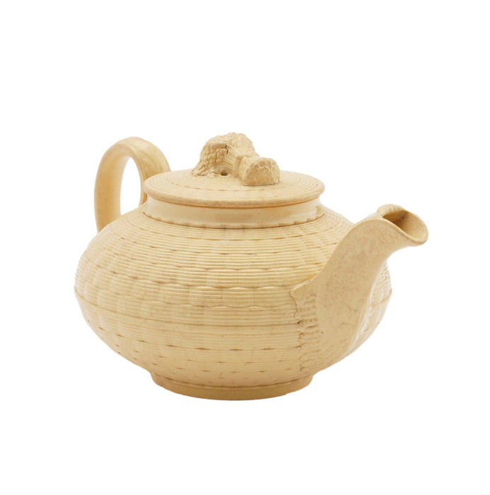 Caneware creamer and tea pot by Wedgwood (c. 1817)