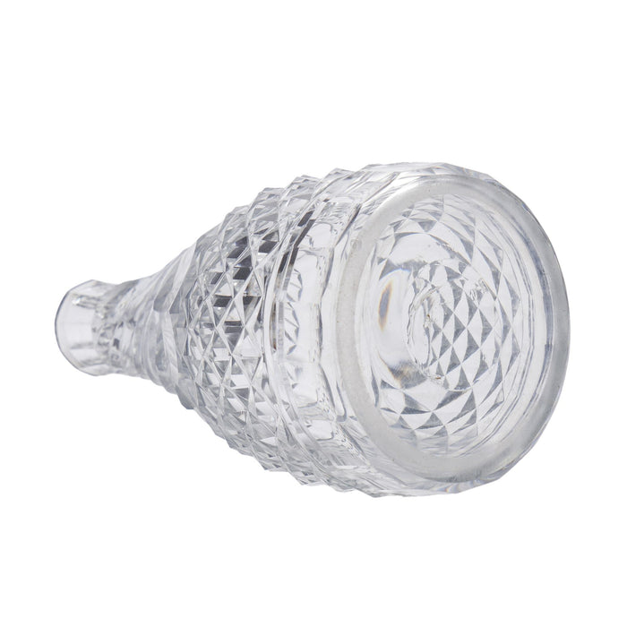 English blown & cut glass mallet shaped decanter (c. 1810)