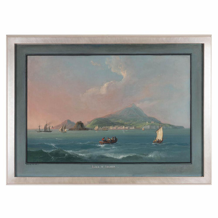 "Isola D’Ischia" (Bay of Naples) by Camillo Divito (1815)