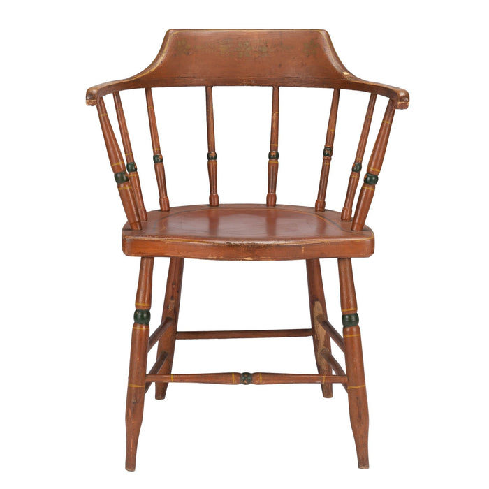 American painted Windsor captain's chair (1820)