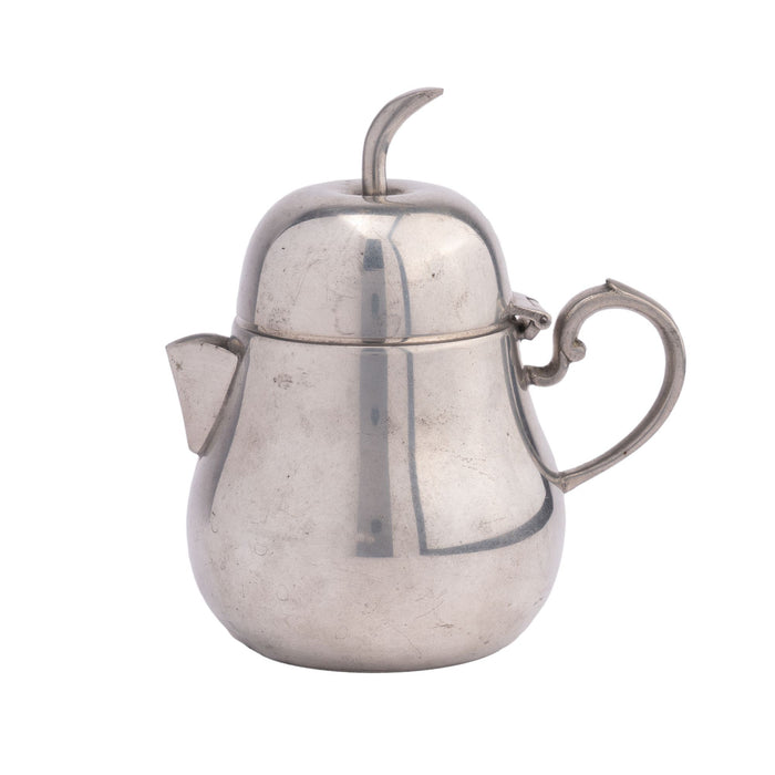 Pear shaped pewter jug by Queens Art Pewter