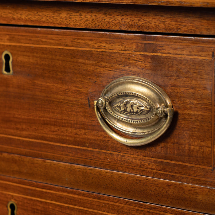 American Hepplewhite Mahogany Two Drawer Stand (1800's)