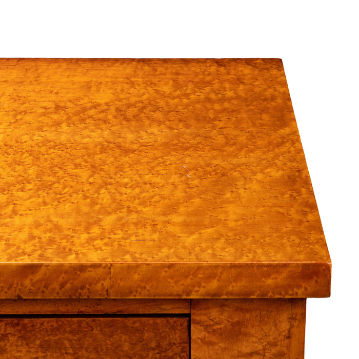 American Neoclassic bird's eye maple four drawer chest (c. 1820)