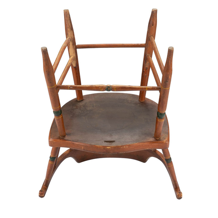 American painted Windsor captain's chair (1820)