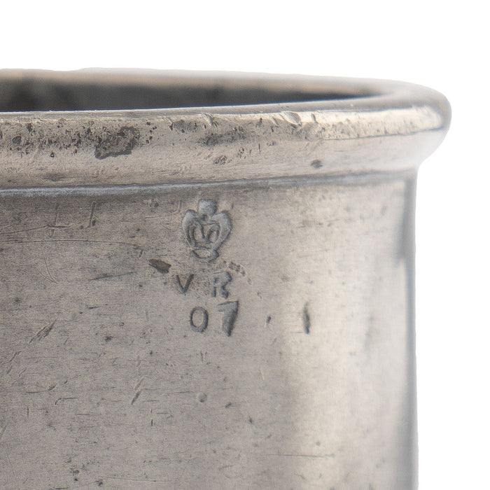 English pewter Half Pint mug (1800's)