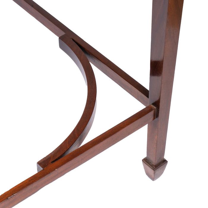 American or English Academic Revival mahogany writing table (c. 1900)