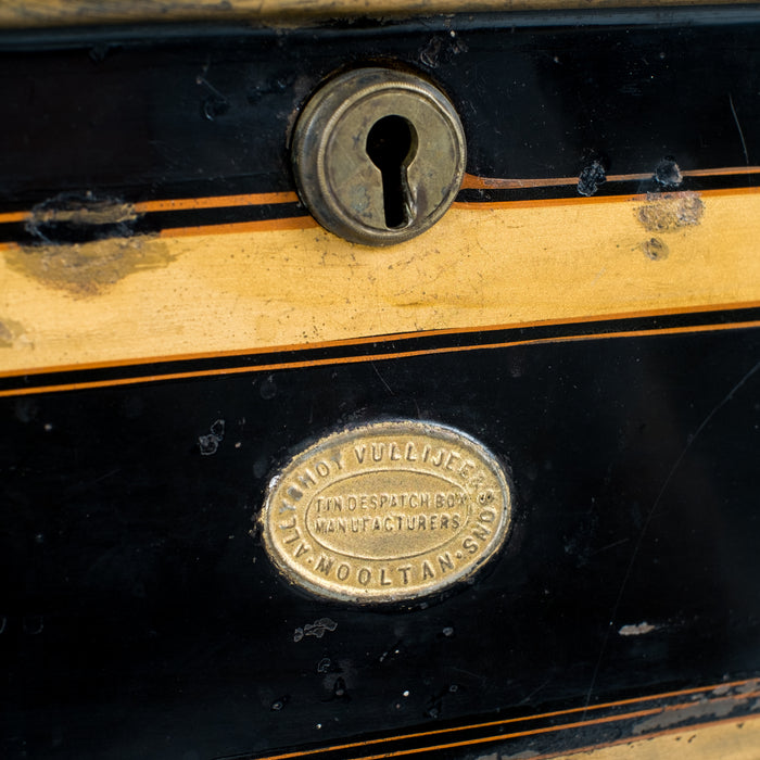 English Diamond Jubilee Patent Dispatch Box by Allibhoy Vallijee & Sons (1897)