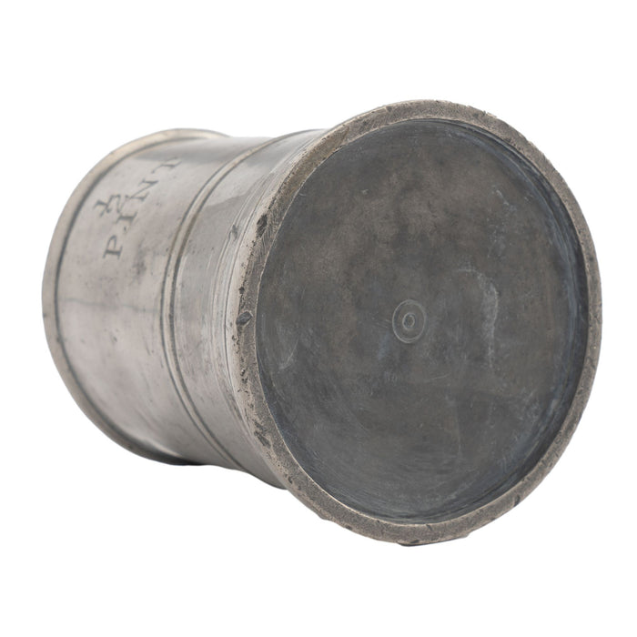 English pewter Half Pint mug (1800's)