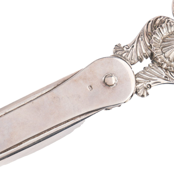 George Gibbs silvered steel wick trimmer (c. 1808)