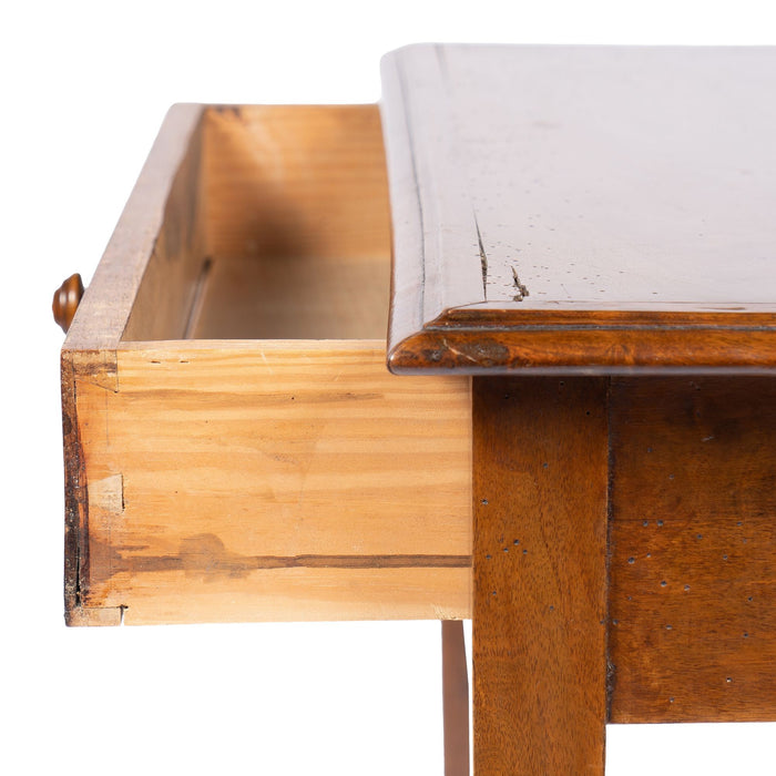French walnut one drawer table (1800's)