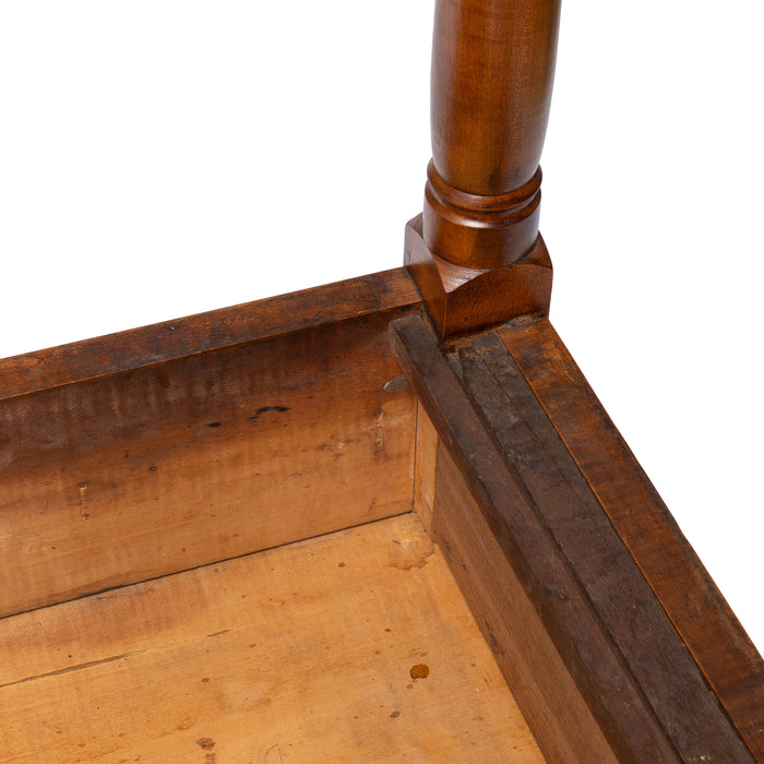 American Sheraton maple one drawer stand (1830)