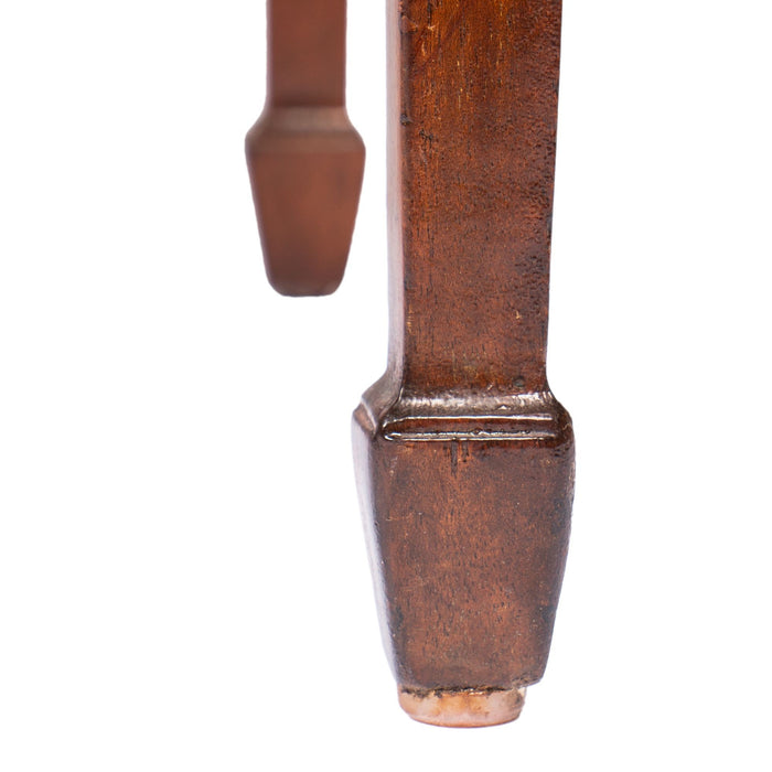 American or English Academic Revival mahogany writing table (c. 1900)