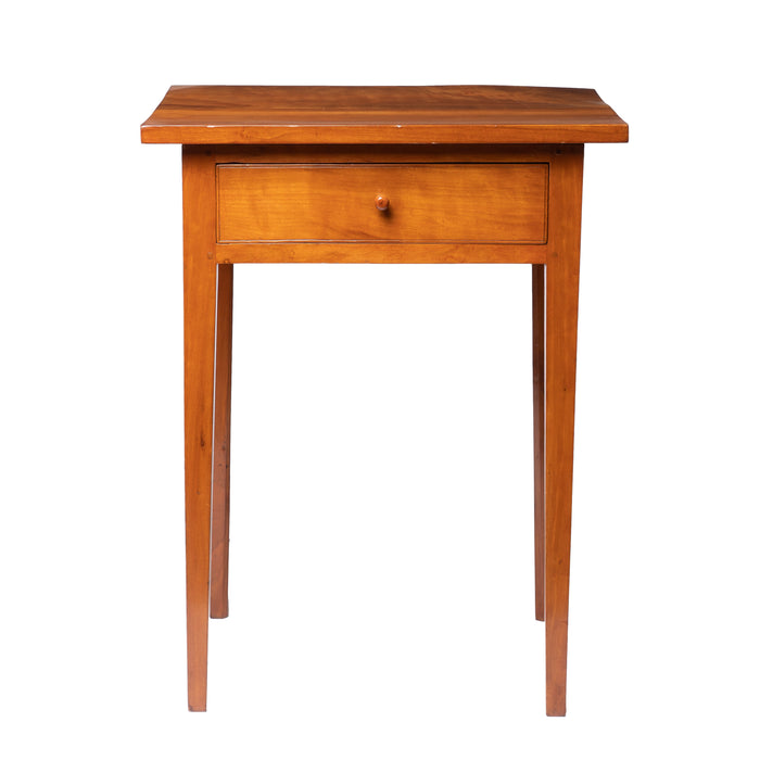 Pennsylvania Hepplewhite applewood one drawer stand (1815-25)