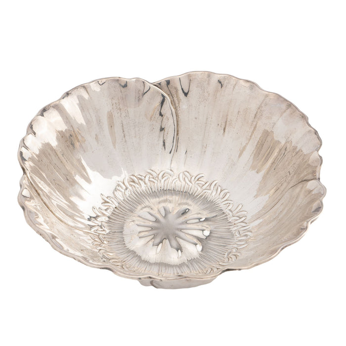 Hand hammered sterling silver bowl by Meriden Britannia Co (1893)