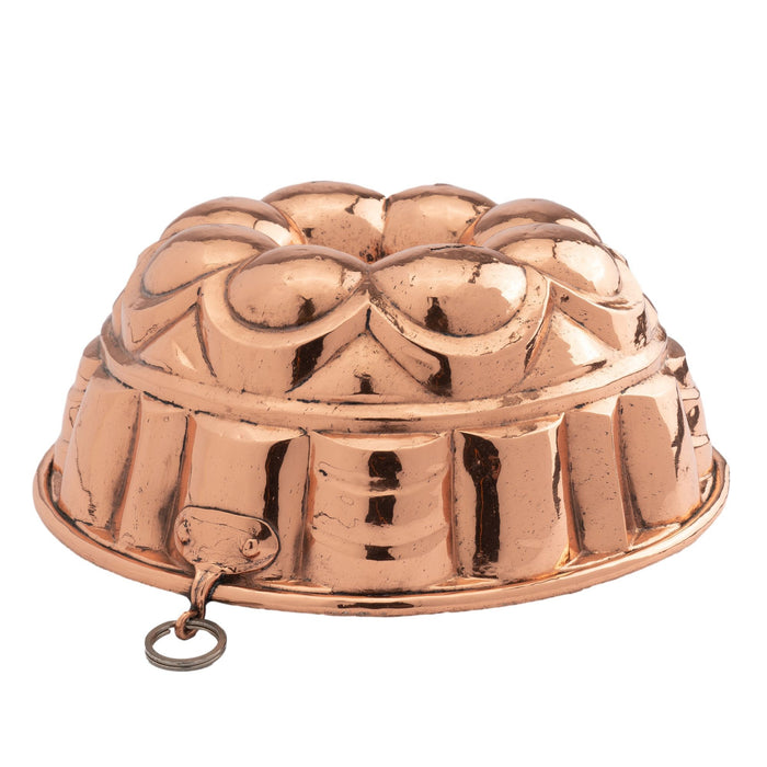 French tin lined copper bundt mold (1875)