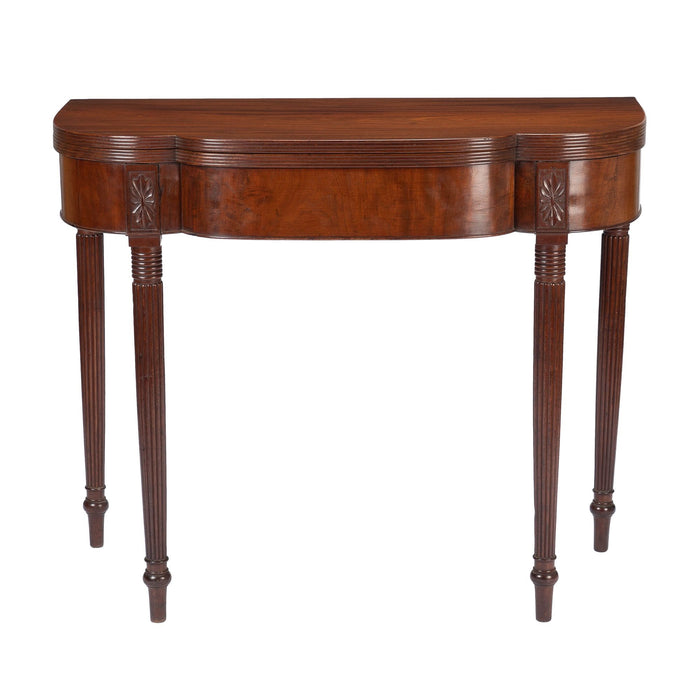 New Jersey cherry flip top game table (c. 1795)