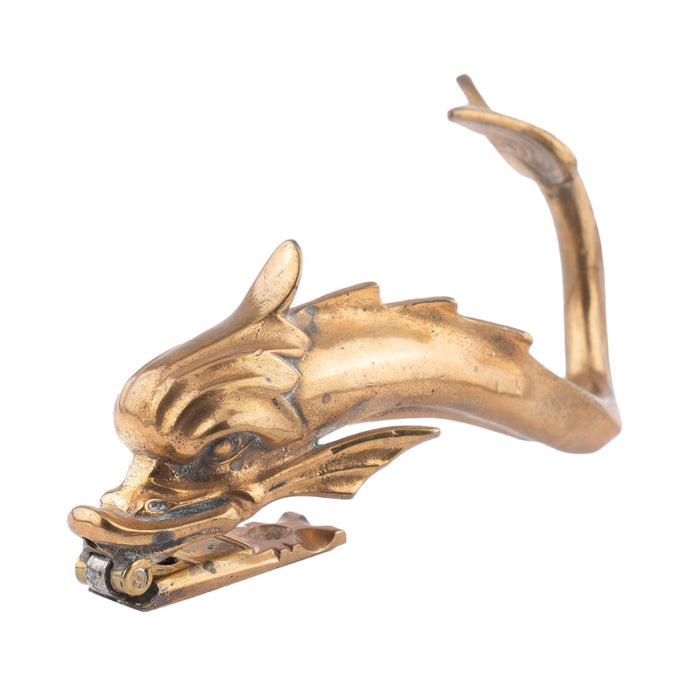 Venetian brass dolphin gondola fitting door knocker (1875-1900)