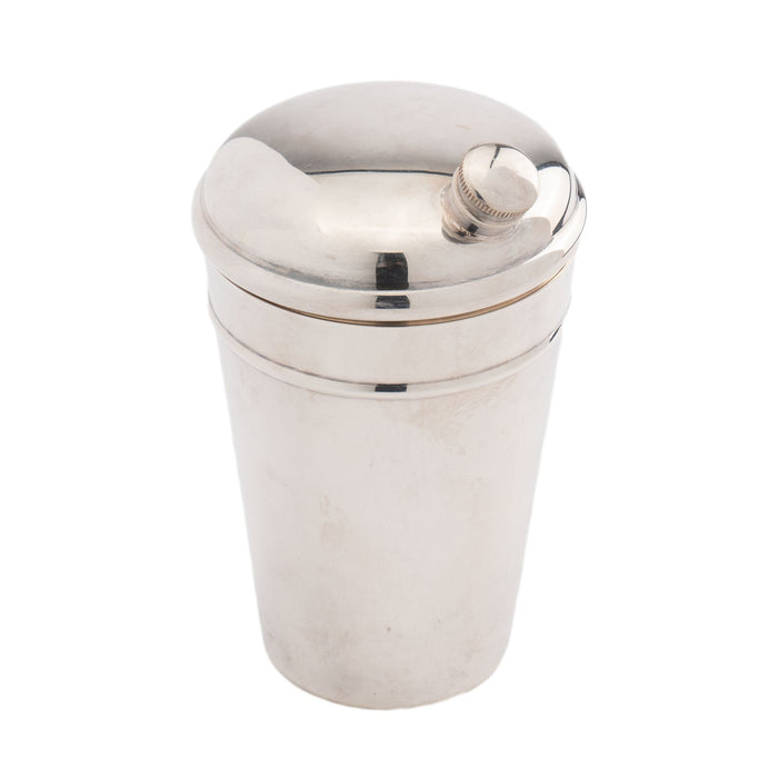 Silver plated cocktail shaker by Gorham