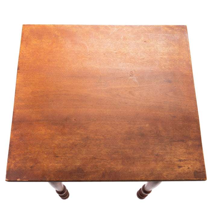 American country Sheraton stained birch one drawer stand (1830)